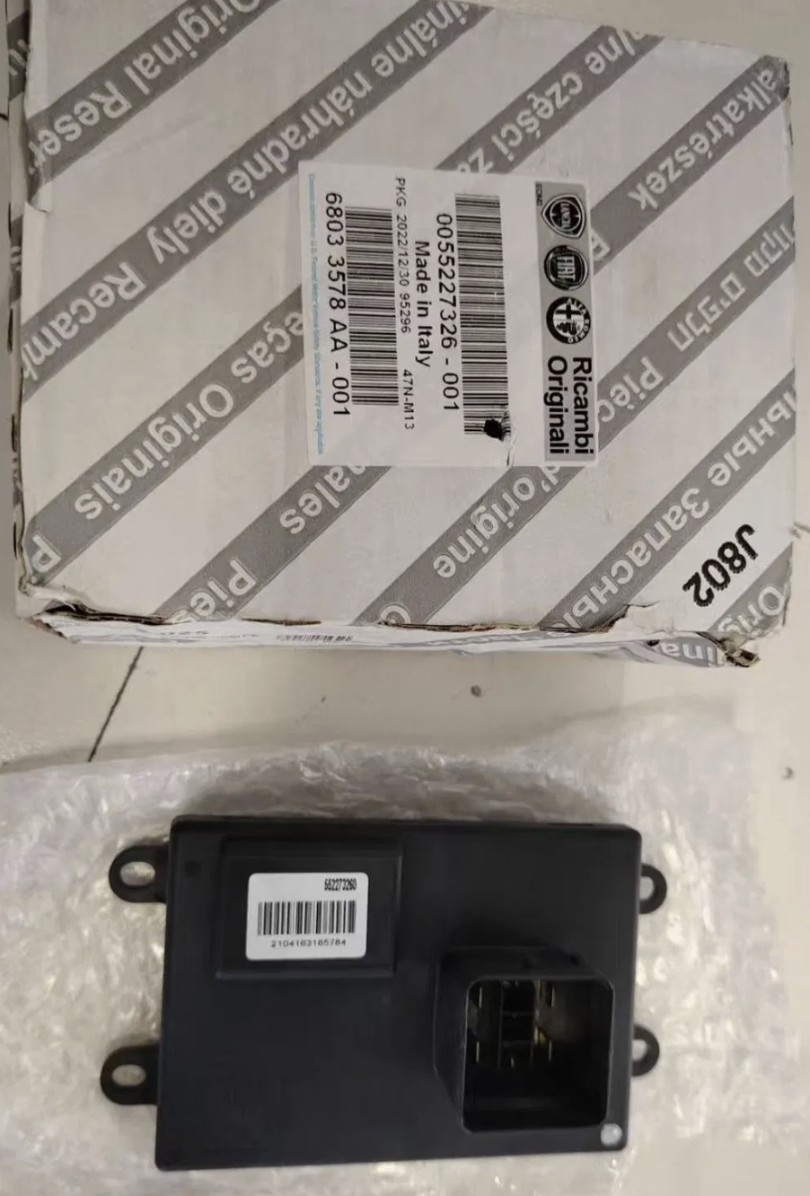 C635 Sdu 552273260 68033578AA 变速箱变速箱控制单元 Tcu 适用于菲亚特 Viaggio